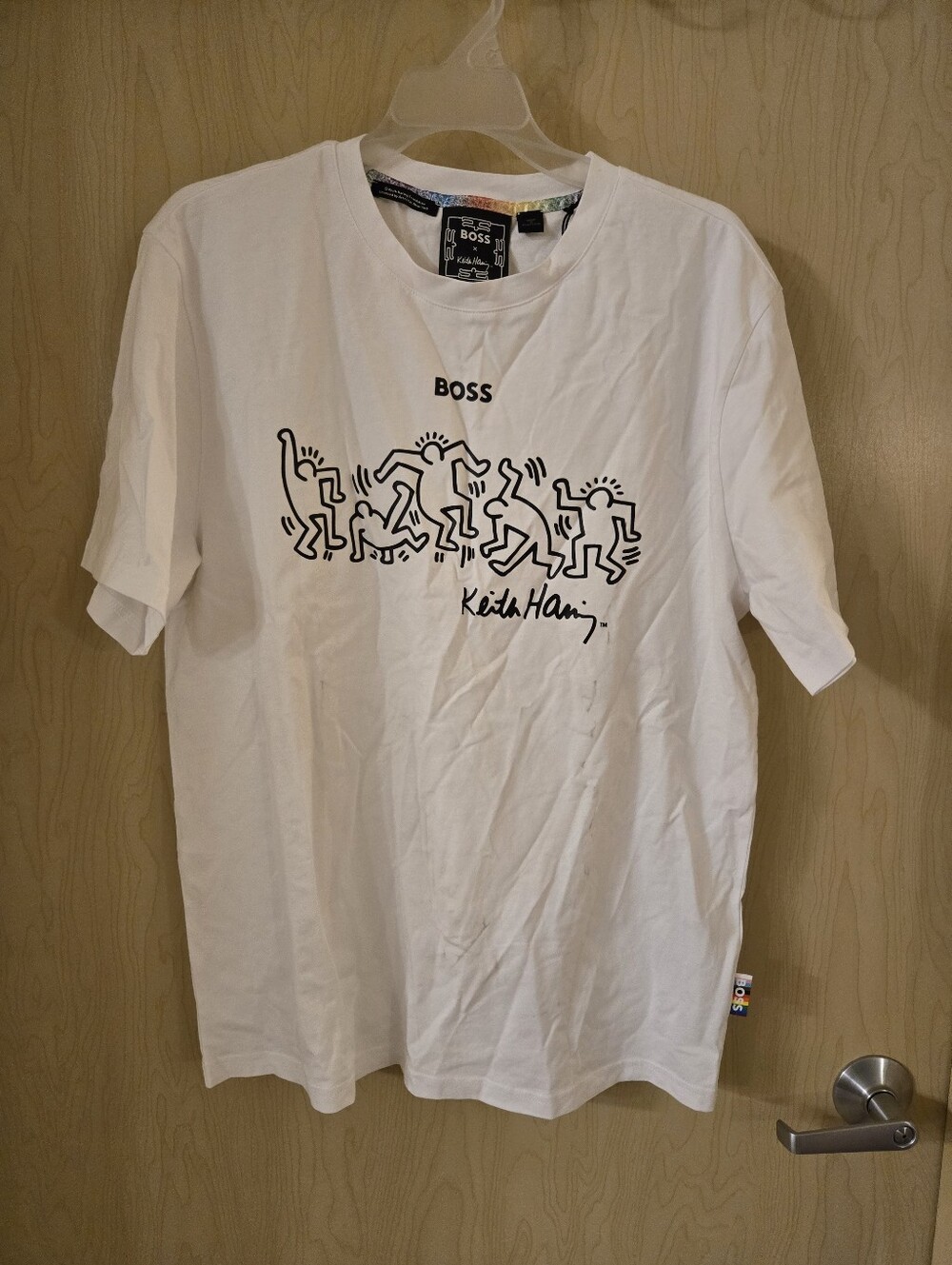 NWOT Boss X Keith Haring Dancing Figures T-Shirt (L)